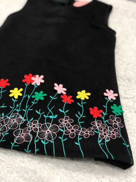 Felt Flower Tunic