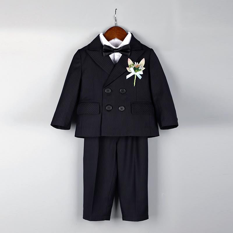Tate’s 5 Piece Dark Navy Pin Stripe Suit Set