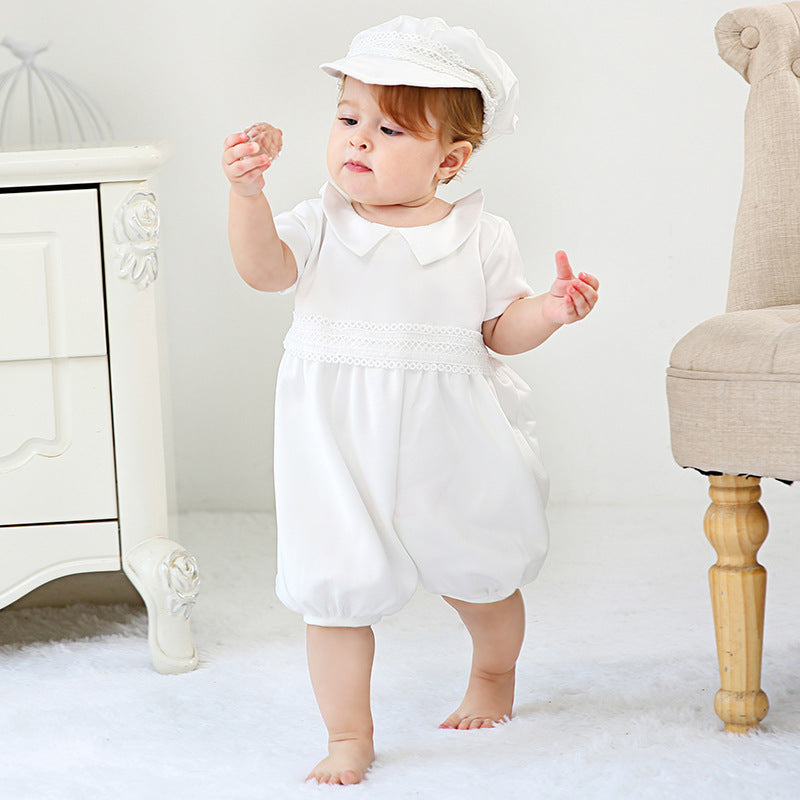 Freddie’s Special Occasion Satin Romper