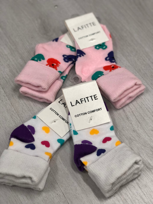 La Fitte Girls Graphic Socks