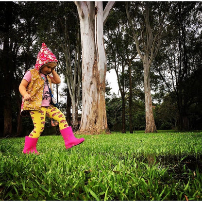 Girls Dino Gumboot