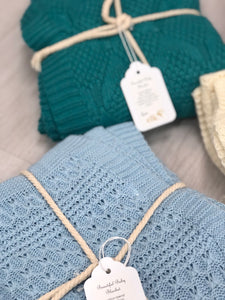 Crochet Style Baby Blanket