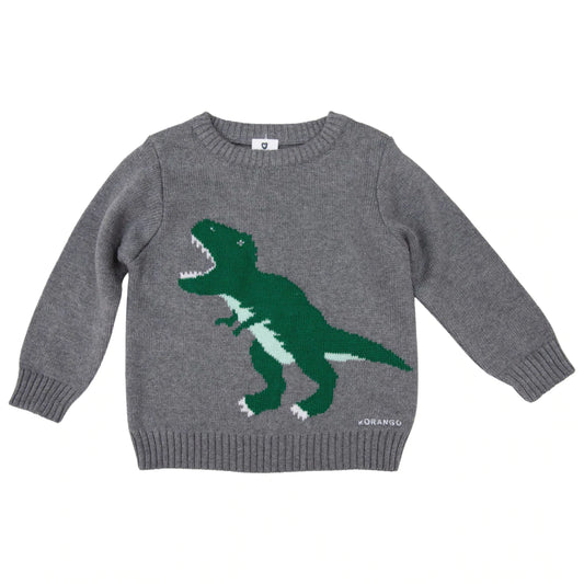 Dino Sweater Charcoal