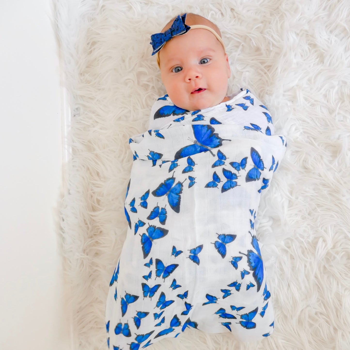 A Kiss and a Cuddle Muslin Swaddle 100% Organic