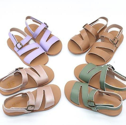 Three Tots Ziggy Leather Sandal from