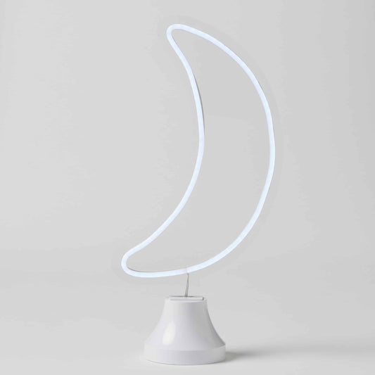 Moon LED Neon Light on Stand