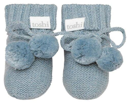 Toshi Organic Baby Booties Lavender 000 only!