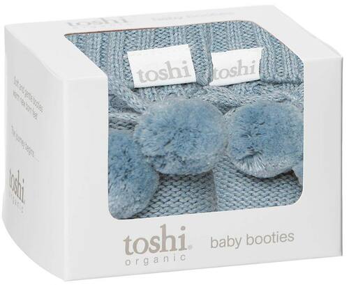 Toshi Organic Baby Booties Lavender 000 only!