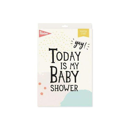 Baby Shower Poster Card