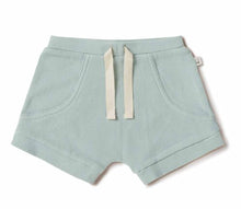 Load image into Gallery viewer, Sage Organic Cotton Shorts