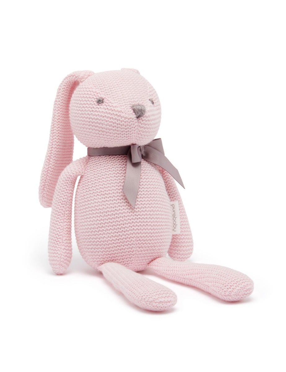Pure Baby Knitted Bunny Toys