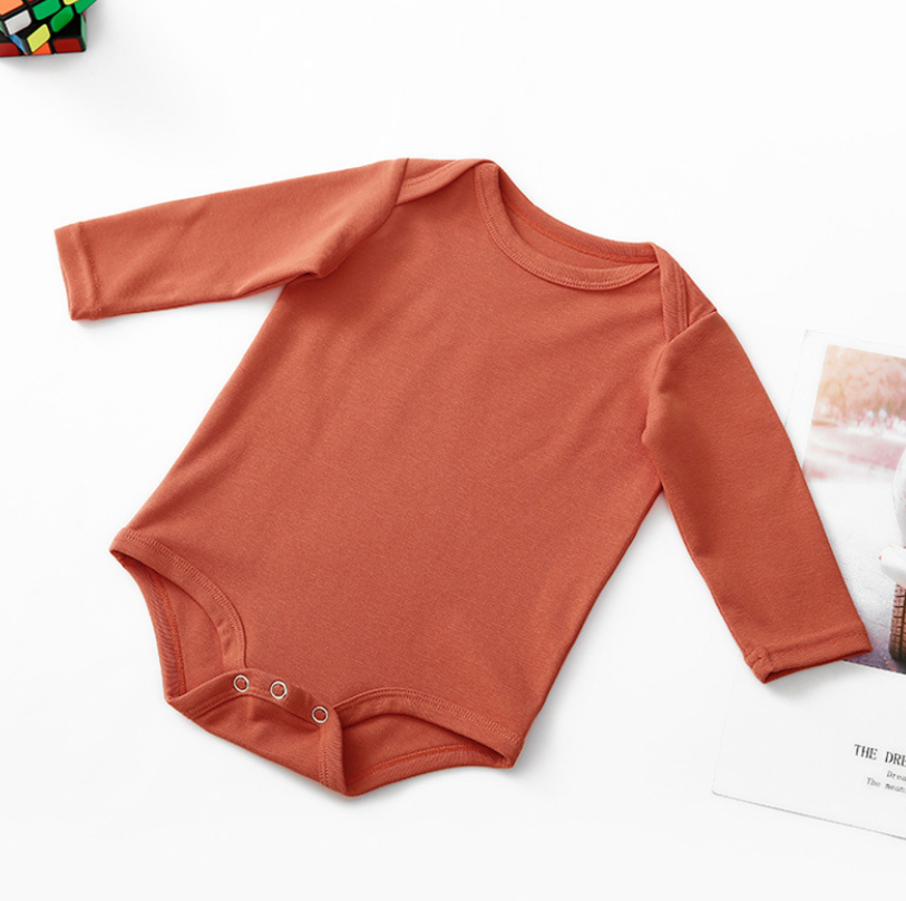 Baby Bodysuit - Earth Orange Only!