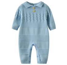 Load image into Gallery viewer, Hudson&#39;s Cable Knit Romper