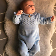 Load image into Gallery viewer, Hudson&#39;s Cable Knit Romper