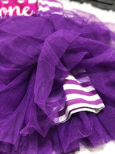 Load image into Gallery viewer, First Birthday Purple Tutu