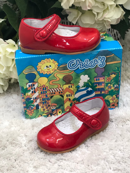 Girls Red Mary Jane Shoes
