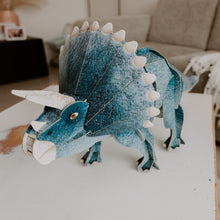 Load image into Gallery viewer, Sassi 3D Assemble and Book - The Age Of The Dinosaurs - Triceratops
