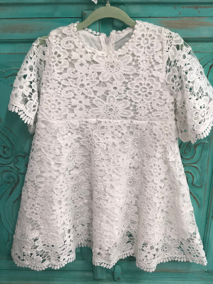 Jessie's White Lace Dress