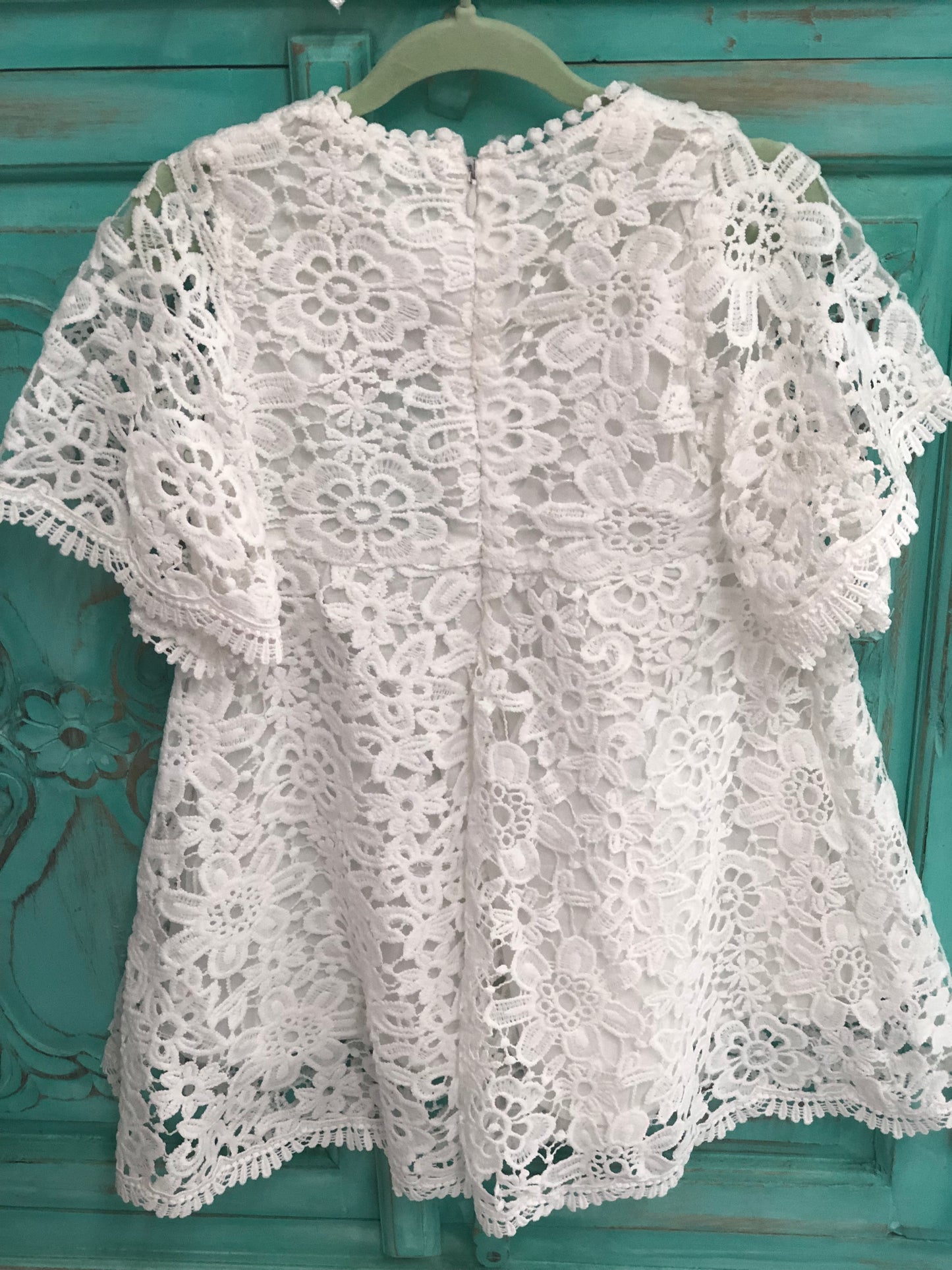 Jessie's White Lace Dress