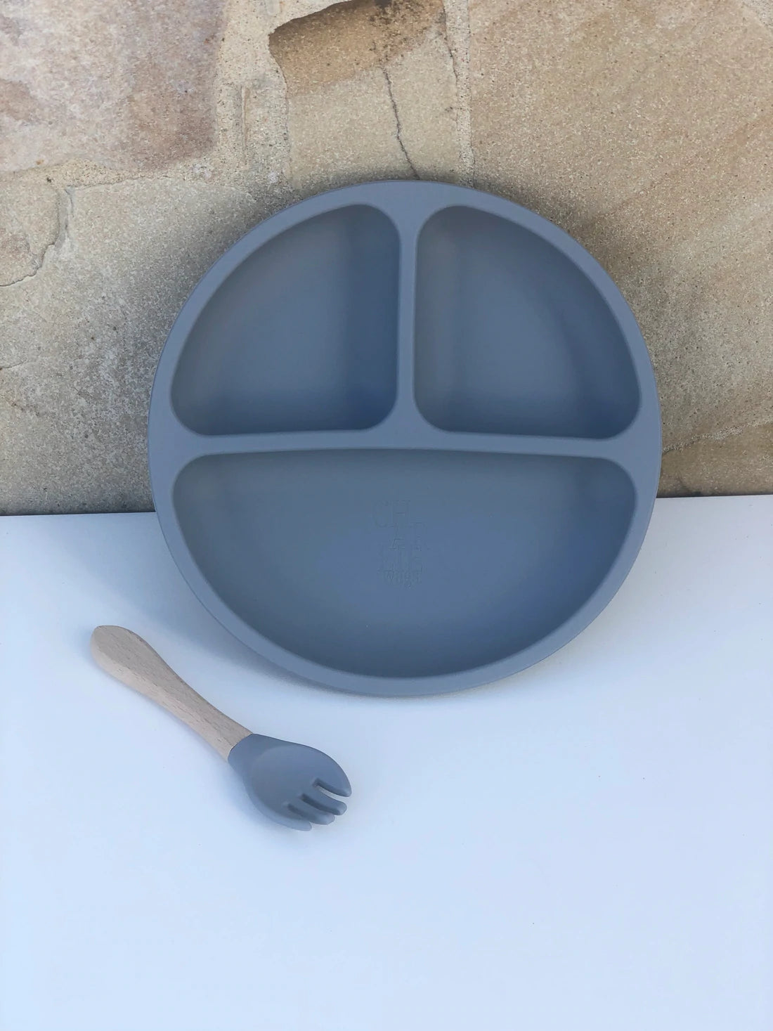 Silicone Plate & Fork Set