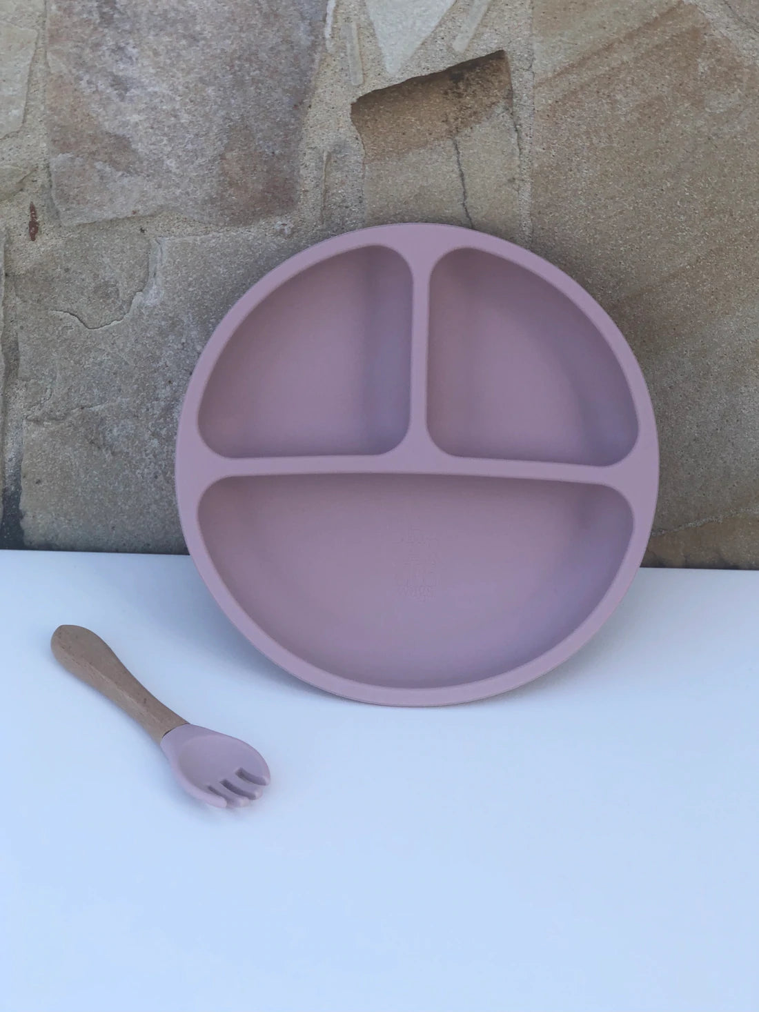 Silicone Plate & Fork Set
