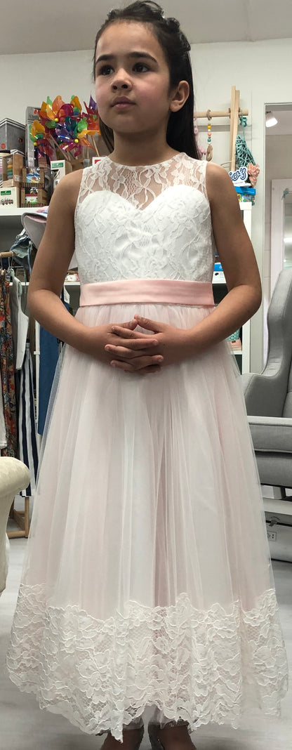 Prudence Pink & White Dress