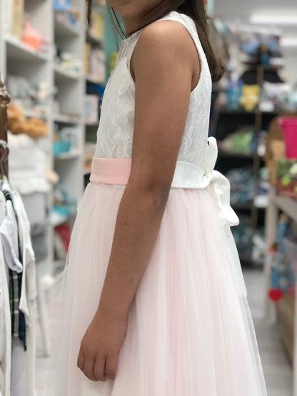 Prudence Pink & White Dress