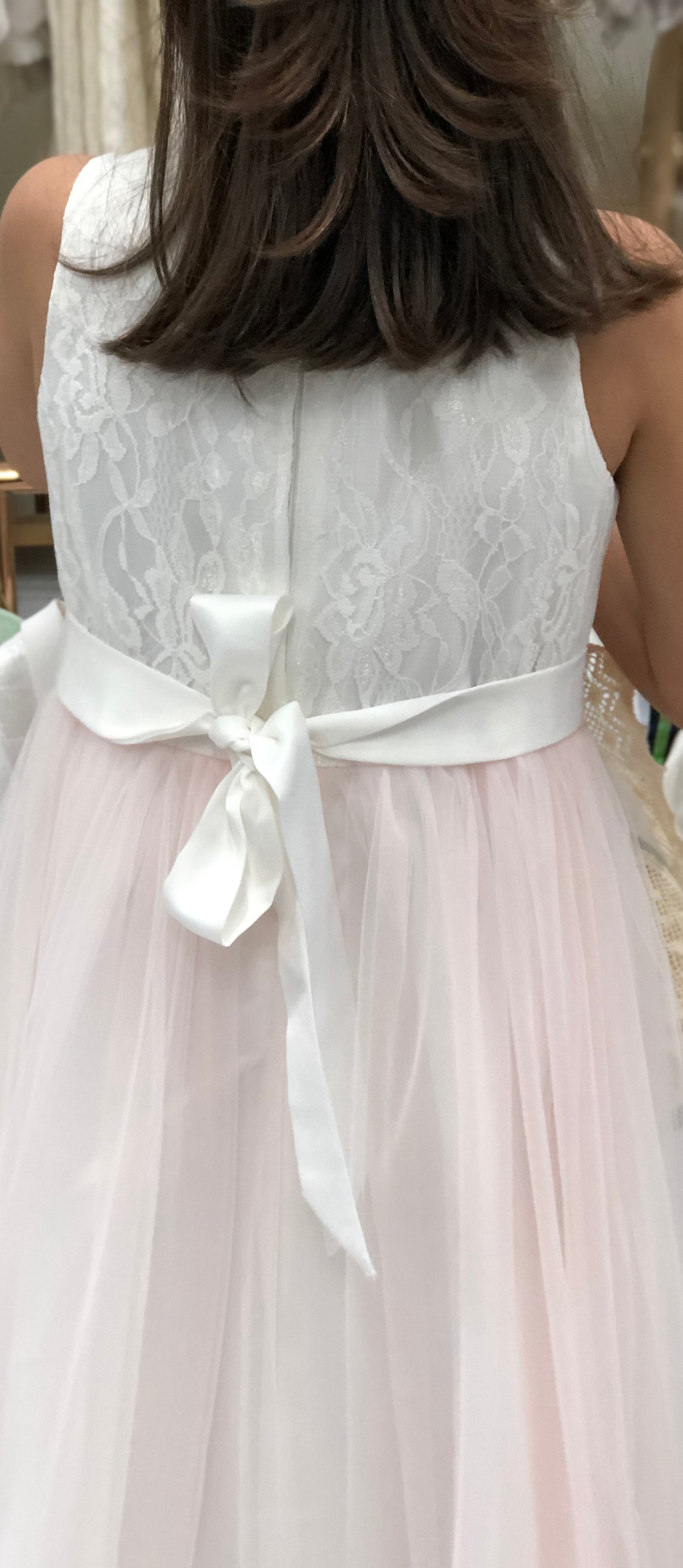 Prudence Pink & White Dress