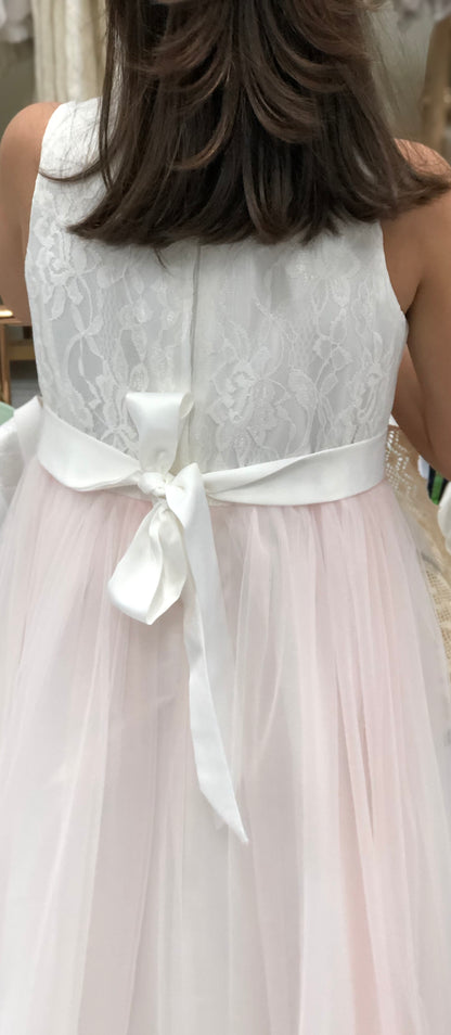 Prudence Pink & White Dress