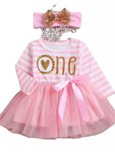 Load image into Gallery viewer, First Birthday Pink Tutu