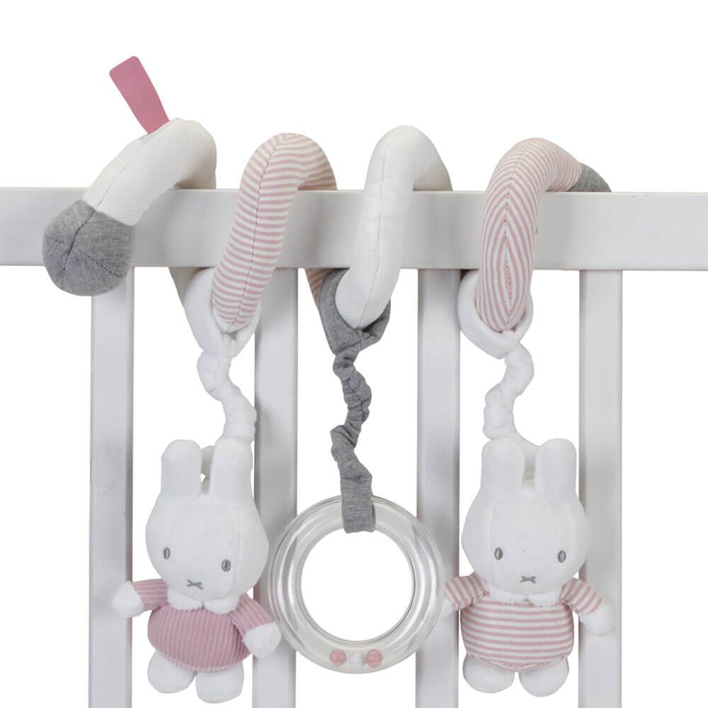 Miffy Pink Rib Spiral Toy