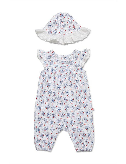 Lila's Romper and Hat