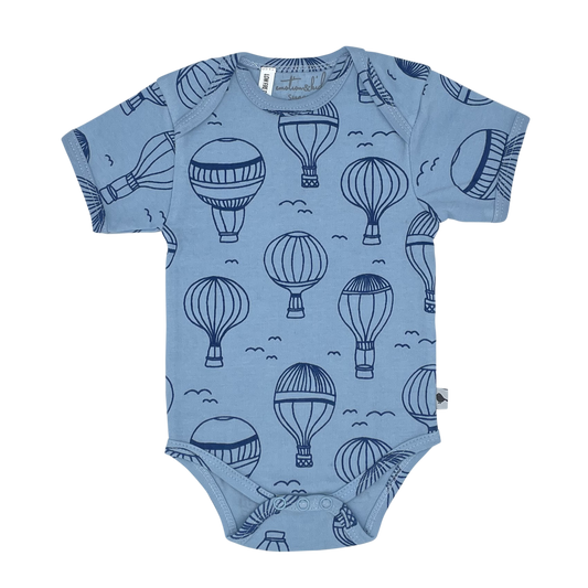 Hot Air Balloon Short Sleeve Bodysuit