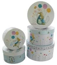 Peter Rabbit Set of 5 Storage Boxes