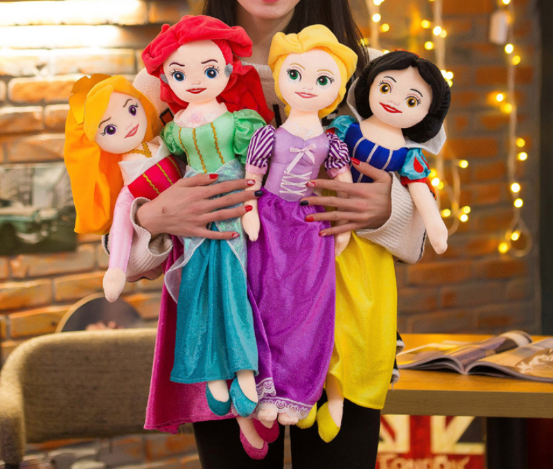 Disney princess cheap rag dolls