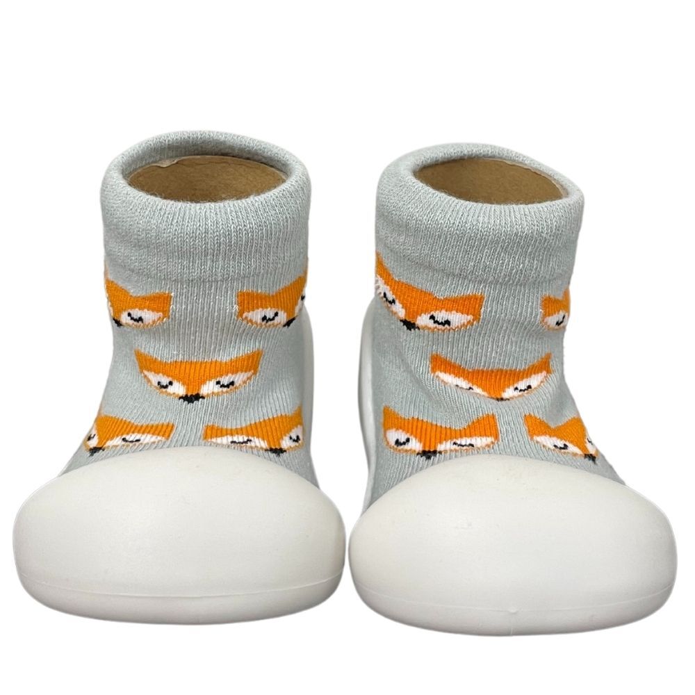 Little Eaton Rubber Soled Sock Shoes - Fox