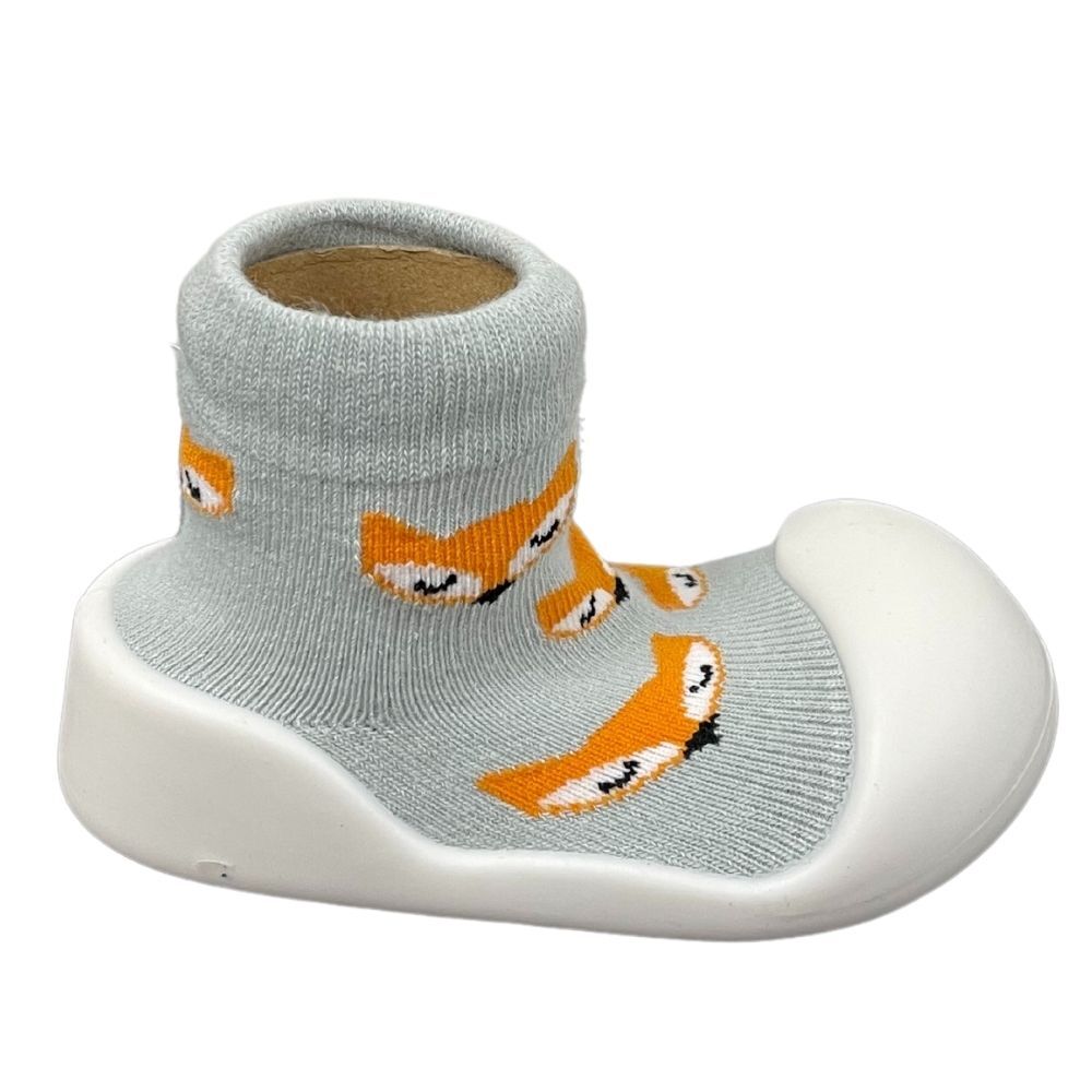 Little Eaton Rubber Soled Sock Shoes - Fox