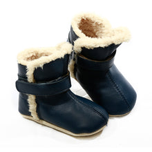 Load image into Gallery viewer, Pre-walker Baby &amp; Toddler SNUG Boots Navy