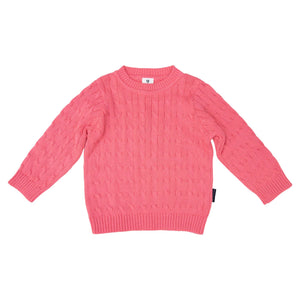 Tea Rose Cable Knit Sweater