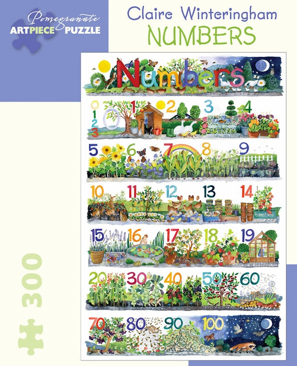 Numbers 300-Piece Kids Jigsaw Puzzle By:  Claire Winteringham