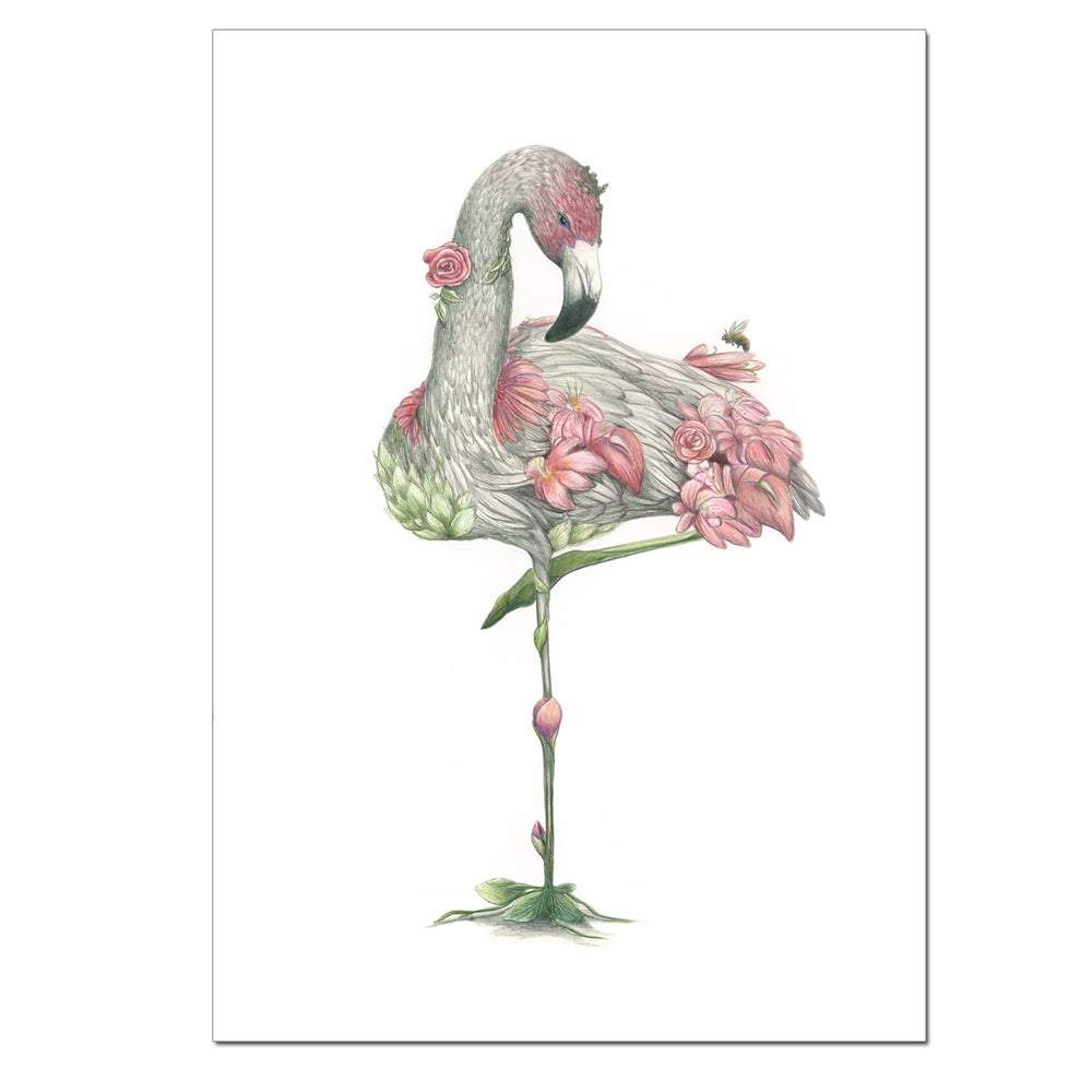 Flamingo Pink Print