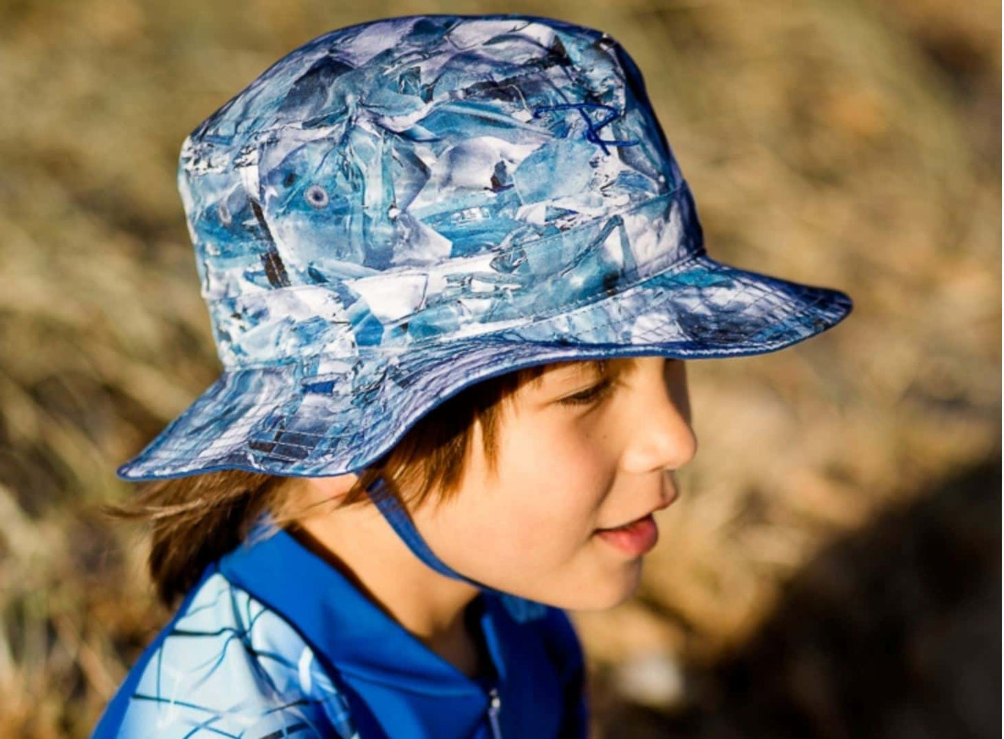 Microfibre Reversible Brim Hat – Arctic