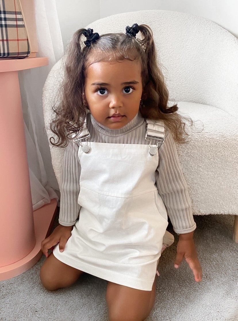 Audrey Lane Cloud Denim Dress 6 to 12 months only!